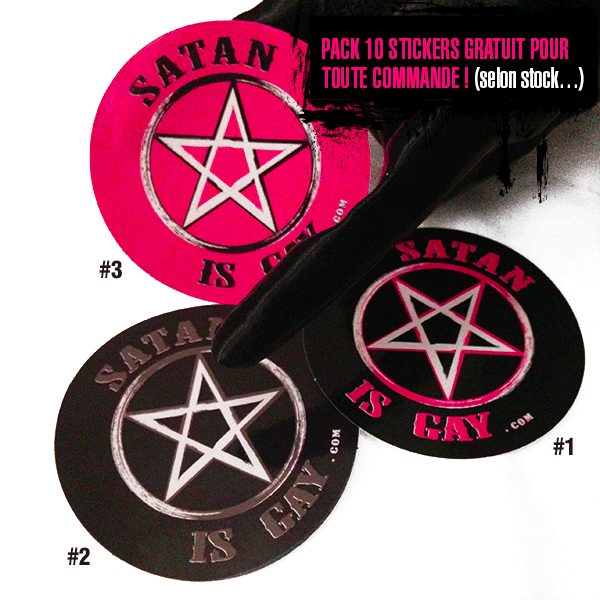 goodies Satan Is Gay - stickers