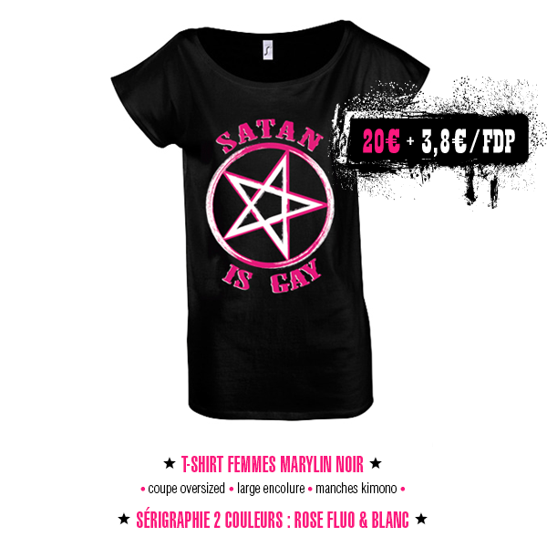 T-shirt femmes Marylin oversized - Satan Is Gay