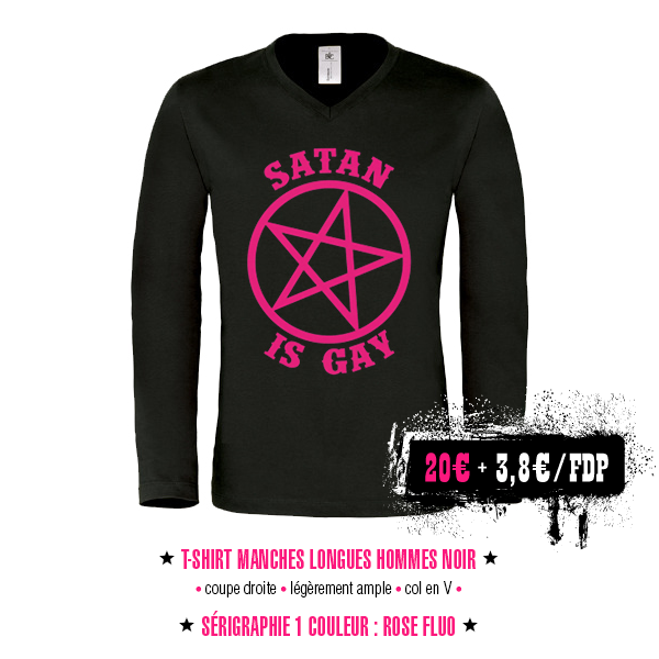T-shirts manches longues hommes - Satan Is Gay